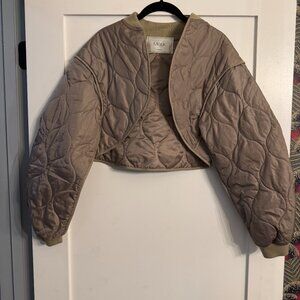 MK2K London Quilt crop jacket